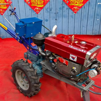 Dijual dengan harga rendah 15HP Changchai Machine Walking Tractor Power Tiller
