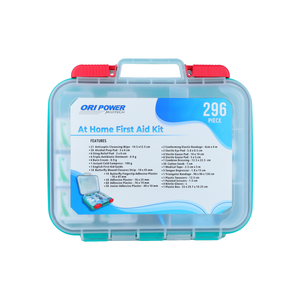 Trousse de premiers soins portable Oripower, 296 pièces, étanche, boîte médicale en plastique pour la maison, l'école, <span class=keywords><strong>le</strong></span> bureau, utilisation en cas d'urgence et de prévention - Product Image 3