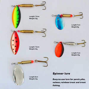 Kit de leurres de pêche d'eau douce PVC appâts durs artificiels Jigbait pour sandre carpe perche truite marlin cible pour rivières lacs ruisseaux - Product Image 2