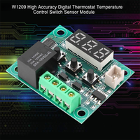 Termostat Digital mikro 12V, pengontrol suhu elektronik DC 12V XH-W1209-50-110 °C