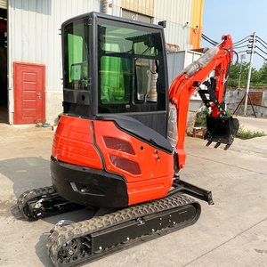 Excavadora Hidráulica Nueva de 2.5 Toneladas con Brazo Largo, Orugas de Goma, Excavadora para Huertos, Repuestos Gratis - Product Image 3