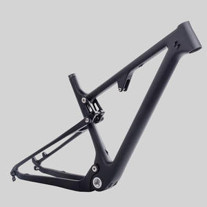 Rangka Rem Cakram Sepeda Gunung 100Mm, Frameset Sepeda Rem Cakram 29er XC Suspensi Penuh Karbon - Product Image 3