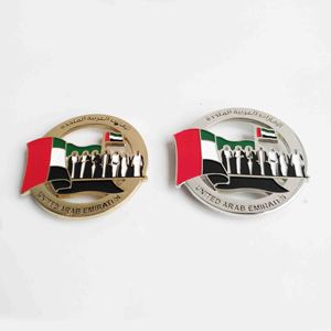 Spilla dei Sette Leader degli Emirati Arabi Uniti, Distintivo Magnetico di Alta <span class=keywords><strong>Qualità</strong></span> con lo <span class=keywords><strong>Spirito</strong></span> dell'Unione degli Emirati - Product Image 4