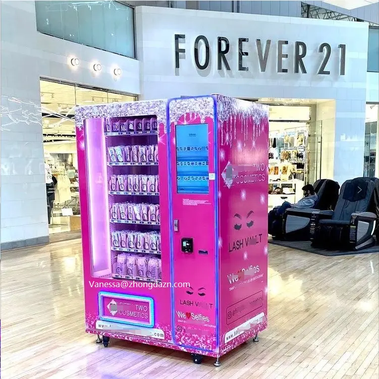 Hot Sale cosmetics vending machine makeup Beauty Eyelash Vending Machine for mobile phones