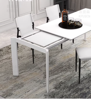 Pied de table extensible en alliage d'aluminium haut de gamme, robuste, pliable, support de table en métal, résistant à l'eau et à la rouille, pour hôtel