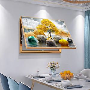 Décorations de salon de luxe pour la maison, couvre-boîtier de compteur électrique 3D, nouveau design de produit, lampe murale LED, décorations - Product Image 1