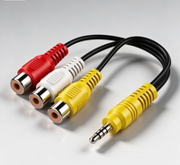 Câble audio-vidéo 8 fils 4K 2025 Europe avec gaine PVC, 1 cordon RCA – Excellent prix pour l'Europe et la Pologne