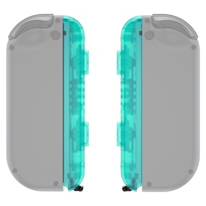 Coque de remplacement DIY vert émeraude transparente avec boutons pour manette Nintendo Switch - Product Image 3