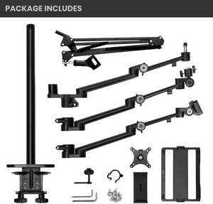 Nouveau <span class=keywords><strong>jeu</strong></span> multi-machine support de support de diffusion en direct ordinateur portable tablette Microphone support de bureau beauté remplissage Photo Studio accessoires - Product Image 5
