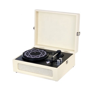 Виниловый проигрыватель из искусственной кожи - Product Image 1