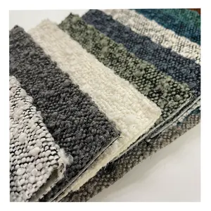 Wholesale Cheap Price 100%polyester Weft Knitted boucle fabric Upholstery Sofa Fabric boucle fabric wide