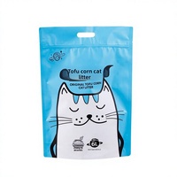 Sacs d'emballage pour gâteaux et bonbons, fournitures pour animaux de compagnie, scellés sur huit côtés, avec poignée longue, refermables, sur mesure