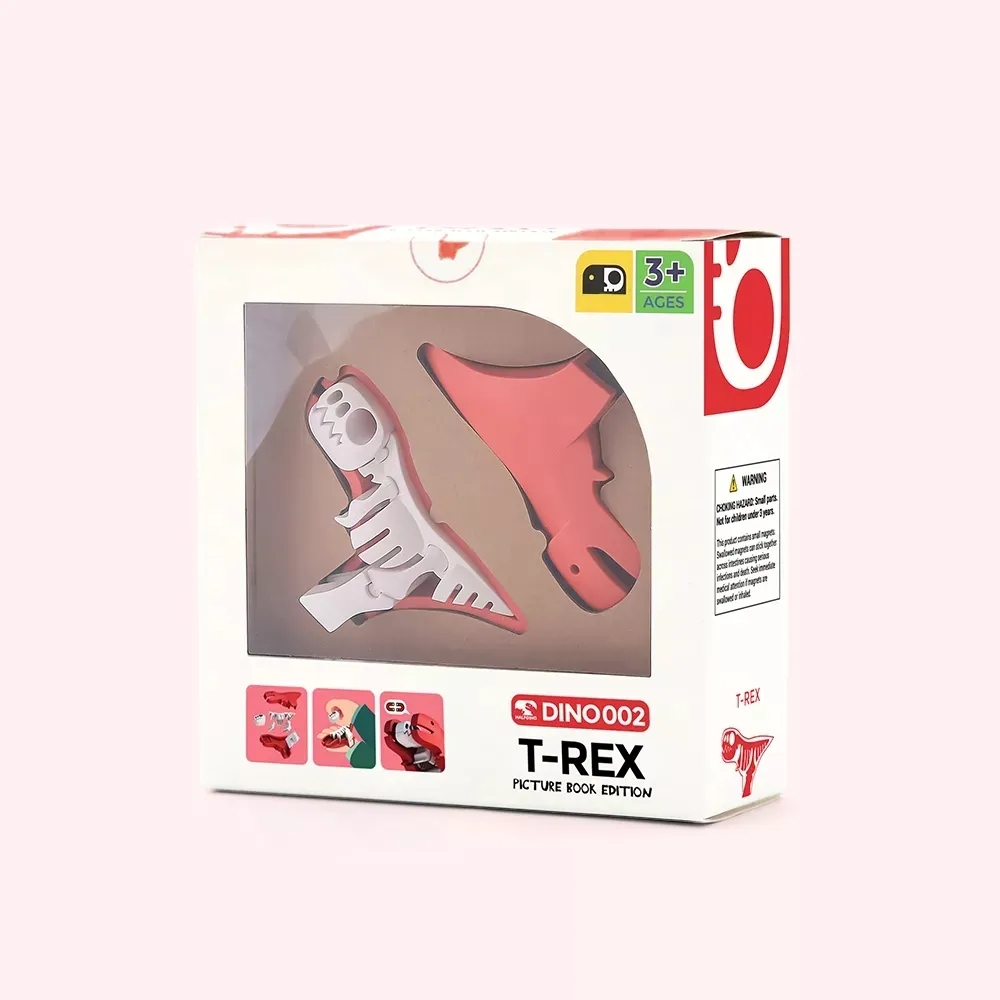 ייחודי עיצוב 3D T-rex דינוזאור להרכיב שלד דגם חידות מראש הוראה בבית הספר צעצוע