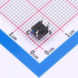 BX-TS-26-454543CJ Tactile Switch Through hole-4P,4.5x4.5mm Switch Single Pole Single Throw Round Button 2.6N Through Hole - Product Image 2