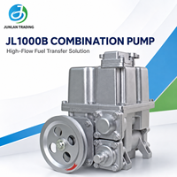 Séparateur d'huile et de gaz JL1000B ≥70L/min avec pompe à palettes intégrée et raccord de type A Bennett pour distributeur de carburant