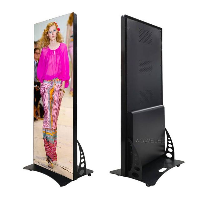 AOWE Smart Programmable Large SMD Creative Wifi Control Poster Screen LED Slim New P2.5 Mobile Led Poster Display