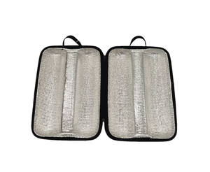 Caja de botella de vino tinto, Material ligero, doble capa, EVA, moldeado en caliente, caja anticaída y antipolvo, lámina de aluminio Interior, antiarañazos - Product Image 4