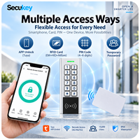 Contrôleur d'accès intelligent Secukey XK10-WiFi RFID avec clavier, application Tuya, étanche IP66, compatible EM HID Mi-fare, pour 10000 utilisateurs