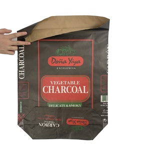 Sac en papier kraft de qualité alimentaire, grand format 3kg-5kg, à fond carré, multicouche, personnalisé, pour charbon de bois et feuilles de bois, usage industriel, vente en gros - Product Image 6