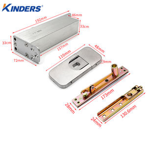 Bisagra de suelo sin excavación para puerta de madera, bisagra de suelo con resorte de 90 kg para puerta de madera, máquina de resorte de suelo para puerta de madera - Product Image 3