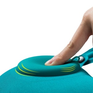 Almohada de Viaje en Forma de U, Inflable Automática, para Avión y Auto, Almohada Circular Plegable, Tipo Presión, Cojín para Cuello - Product Image 5