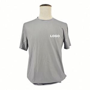 Design Wholesale Promotional Men's T-Shirts 230Gsm 100% Cotton Screen Print Cartoon School Design Leopard Plain Woven T-Shirts - Product Image 1