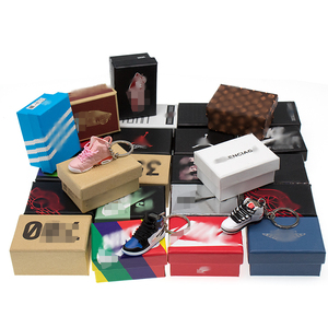 Wholesale Shoes Keyring Mold Suitable For 3d Jordan Small Mini Sneaker Shoe Keychain Aj Custom Shoe Box Packaging