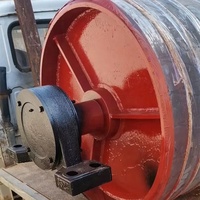 Poulie d'entraînement en céramique UNILY à couple élevé et durable pour convoyeur à courroie haute tension, poulie de queue haute résistance 7,5 kW pour carrière