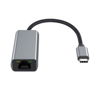 Adaptateur Ethernet USB3.1 Type-C vers 2.5G RTL8156B, carte réseau filaire externe sans pilote pour ordinateur portable