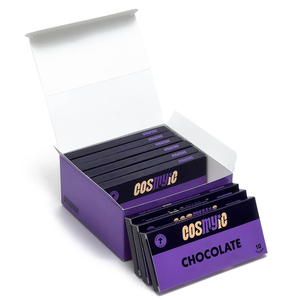 กล่องบรรจุภัณฑ์ขนม/ช็อกโกแลตทรง<span class=keywords><strong>เห็ด</strong></span> พับได้ ทำจากกระดาษแข็งสีขาว ปั๊มลาย UV หรูหรา พร้อมโลโก้ตามสั่ง - Product Image 5