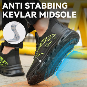 Zapatos de seguridad de corte bajo para hombre con certificación Ce S3 SR FO VortiGard con punta de Acero europea EN ISO 20345 para uso de fábrica aprobado - Product Image 2