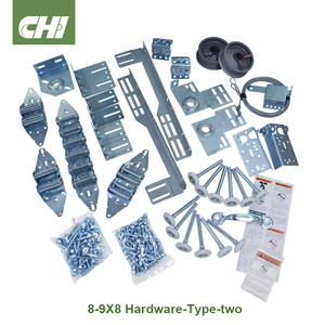 ชุดอุปกรณ์ฮาร์ดแวร์ประตูโรงรถ CHI สำหรับประตูแบบแบ่งส่วนขนาด 8x8 นิ้ว ขายส่ง OEM จากโรง<span class=keywords><strong>งาน</strong></span>จีน - Product Image 1