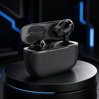 Max60 TWS Nirkabel Stereo Semi-in-Ear untuk Earbud 5.4 Daya Tahan Lama Latensi Rendah IPX4 Tahan Air Kontrol Sentuh Peredam Kebisingan ENC