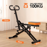 Machine de Squat Multifonction à Résistance Réglable, Appareil d'Exercice pour l'Entraînement, Équipement de Fitness pour la Musculation
