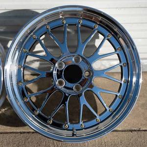 Jantes en alliage forgé chromées 18 19 20 pouces 5x120 5x112 5x114.3 pour <span class=keywords><strong>BBS</strong></span> LM BMW M2 M3 M4 F80 F82 Audi Porsche 911 <span class=keywords><strong>RS5</strong></span> Jantes de course - Product Image 4