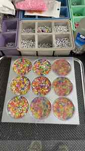 Custom Reusable Picky Pad <b>Bricks</b> Fidget Pads Multicolor Building Blocks Picking Pad Kit Skin Fidgets Adults Anxiety ADHD - Product Image 6