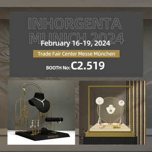 Sundo sang trọng kim loại tự làm bông tai dây chuyền nhẫn trang sức đứng chủ trang sức hiển thị đứng Bộ - Product Image 6