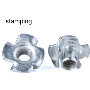 Écrou de meubles en acier au carbone, 4 griffes, 200 pièces, boulon de fermeture DIN1624, M6 <span class=keywords><strong>M8</strong></span> M10 - Product Image 4