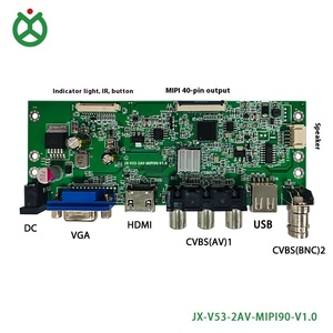 JX 40pin mipi Màn hình <span class=keywords><strong>LCD</strong></span> điều khiển <span class=keywords><strong>VGA</strong></span> HD mi AV USB tín hiệu đầu vào 800*1280 xoay hình ảnh 90 độ 10.1 "Bảng điều chỉnh PCB núi - Product Image 2