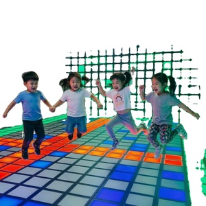 Dalles de sol interactives LED 30x30 sensibles à la pression pour le jeu « Le sol est du lave » et le jeu de grille active - Product Image 2