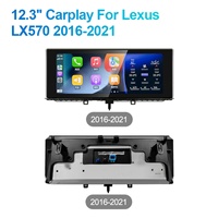 Radio para Auto Navihua de 12.3 Pulgadas con Carplay, GPS, Navegación, Reproductor Multimedia de Video, Pantalla, Sistema de Audio para Lexus LX570 2016-2021
