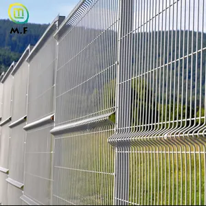 3D Iron Wire Fence Metal Wire Mesh Fence Panels 3d Curved Welded Wire Mesh Fence Panel For Garden