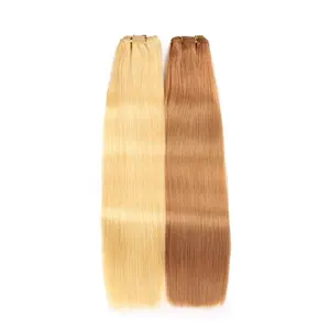 Wholesale healthy human hair extension weft, top grade virgin remy brazilian grey/red/purple colored human hair weave