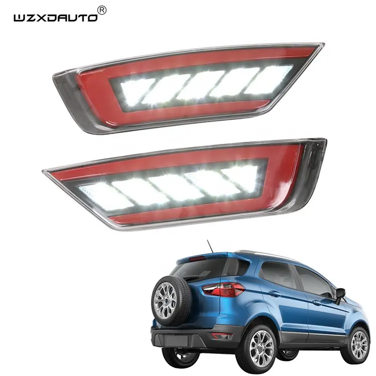 WZXD LED paraurti posteriore luce Drl Daytime Running fendinebbia per Ford Ecosport 2013 - 2019 con 3 funzioni prezzo di fabbrica