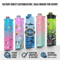Gourde isotherme à double paroi en acier inoxydable de 520 ml pour enfants