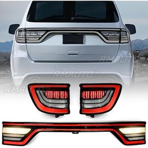 Pour Dodge Durango 2014-2022, ensemble de feux arrière LED, feux arrière, feux de freinage, feux arrière, accessoires de voiture - Product Image 3