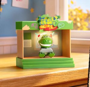 Lot de 6 figurines miniatures de dessins animés 100 % originales, série 5, scènes de films classiques, boîte mystère, ornement de bureau, cadeau pour enfants - Product Image 2