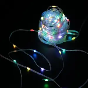 İngiltere 5m 10m 100leds su geçirmez USB fiş sıcak beyaz hediye noel tatil dekorasyon led peri bakır tel dize ışıkları