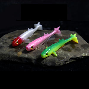 Luya-pez volador con cola en T, cebo suave flotante con cabeza de plomo, para pesca en el mar, lubina, pez mandarín, señuelo - Product Image 2