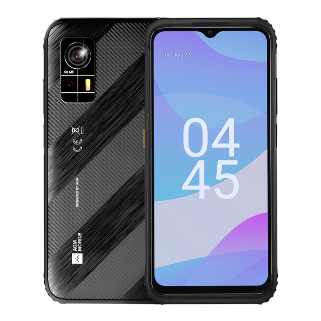 AGM H6 4900mAh T606 90HZ HD+ Display Android 13 Android Mobile Phones Telephone Smartphones Rugged Android Rugged Smartphone